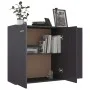 Aparador de madera contrachapada gris 105x30x75 cm de , Aparadores - Ref: Foro24-800695, Precio: 110,26 €, Descuento: %
