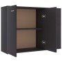 Aparador de madera contrachapada gris 105x30x75 cm de , Aparadores - Ref: Foro24-800695, Precio: 115,70 €, Descuento: %