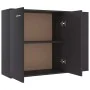 Aparador de madera contrachapada gris 105x30x75 cm de , Aparadores - Ref: Foro24-800695, Precio: 110,26 €, Descuento: %