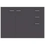 Aparador de madera contrachapada gris 105x30x75 cm de , Aparadores - Ref: Foro24-800695, Precio: 110,26 €, Descuento: %