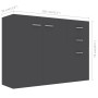 Aparador de madera contrachapada gris 105x30x75 cm de , Aparadores - Ref: Foro24-800695, Precio: 115,70 €, Descuento: %