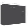 Aparador de madera contrachapada gris 105x30x75 cm de , Aparadores - Ref: Foro24-800695, Precio: 110,26 €, Descuento: %