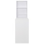 Bartisch mit weißem Regal 115x59x200 cm von , Küchen- und Esstische - Ref: Foro24-280227, Preis: 216,05 €, Rabatt: %