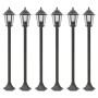 Bronzefarbene Aluminium-Gartenlampen E27 110 cm 6 Einheiten von , Außenbeleuchtung - Ref: Foro24-44205, Preis: 171,24 €, Raba...