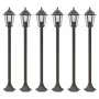 Bronzefarbene Aluminium-Gartenlampen E27 110 cm 6 Einheiten von , Außenbeleuchtung - Ref: Foro24-44205, Preis: 160,86 €, Raba...