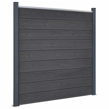 Gray WPC Fence Panel Set 180x186 cm by , fence panels - Ref: Foro24-3211827, Price: 313,80 €, Discount: %