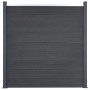 Gray WPC Fence Panel Set 180x186 cm by , fence panels - Ref: Foro24-3211827, Price: 313,80 €, Discount: %