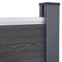 Gray WPC Fence Panel Set 180x186 cm by , fence panels - Ref: Foro24-3211827, Price: 313,80 €, Discount: %