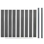Graues WPC-Zaunplatten-Set 180 x 186 cm von , Zaunpaneele - Ref: Foro24-3211827, Preis: 304,76 €, Rabatt: %