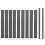 Gray WPC Fence Panel Set 180x186 cm by , fence panels - Ref: Foro24-3211827, Price: 313,80 €, Discount: %