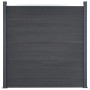 Gray WPC Fence Panel Set 353x186 cm by , fence panels - Ref: Foro24-3211831, Price: 583,00 €, Discount: %