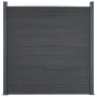 Gray WPC Fence Panel Set 353x186 cm by , fence panels - Ref: Foro24-3211831, Price: 555,96 €, Discount: %