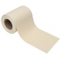 Panel de valla de PVC crema 70x0,19 m