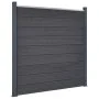 Graues WPC-Zaunplatten-Set 872 x 186 cm von , Zaunpaneele - Ref: Foro24-3211835, Preis: 1,00 €, Rabatt: %