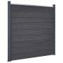 Gray WPC Fence Panel Set 872x186 cm by , fence panels - Ref: Foro24-3211835, Price: 1,00 €, Discount: %