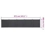 Graues WPC-Zaunplatten-Set 872 x 186 cm von , Zaunpaneele - Ref: Foro24-3211835, Preis: 1,00 €, Rabatt: %