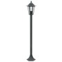 Dark green aluminum garden lamps E27 110 cm 6 units by , Outdoor lighting - Ref: Foro24-44214, Price: 168,58 €, Discount: %