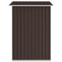 Brown galvanized steel garden shed 205x129x183 cm by , Sheds - Ref: Foro24-46300, Price: 252,51 €, Discount: %