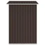 Brown galvanized steel garden shed 205x129x183 cm by , Sheds - Ref: Foro24-46300, Price: 251,76 €, Discount: %