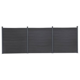 Juego de paneles de valla WPC gris 526x186 cm by , fence panels - Ref: Foro24-3211829, Price: 784,84 €, Discount: %