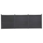 WPC-Grauzaunpaneel-Set 526x186 cm von , Zaunpaneele - Ref: Foro24-3211829, Preis: 799,48 €, Rabatt: %