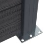 WPC-Grauzaunpaneel-Set 526x186 cm von , Zaunpaneele - Ref: Foro24-3211829, Preis: 799,48 €, Rabatt: %