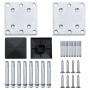 WPC-Grauzaunpaneel-Set 526x186 cm von , Zaunpaneele - Ref: Foro24-3211829, Preis: 799,48 €, Rabatt: %
