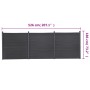 WPC-Grauzaunpaneel-Set 526x186 cm von , Zaunpaneele - Ref: Foro24-3211829, Preis: 799,48 €, Rabatt: %