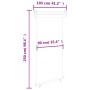 Gray balcony side awning 105x250 cm by , Umbrellas - Ref: Foro24-48416, Price: 67,71 €, Discount: %