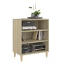 Aparador de madera contrachapada roble Sonoma 57x35x70 cm de , Aparadores - Ref: Foro24-806052, Precio: 46,71 €, Descuento: %
