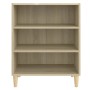Aparador de madera contrachapada roble Sonoma 57x35x70 cm de , Aparadores - Ref: Foro24-806052, Precio: 46,71 €, Descuento: %
