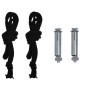 Gray balcony side awning 85x250 cm by , Umbrellas - Ref: Foro24-48410, Price: 51,72 €, Discount: %