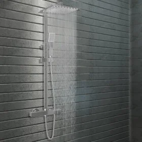 Combined shower kit with stainless steel thermostat by vidaXL, shower heads - Ref: Foro24-145053, Price: 190,96 €, Discount: %