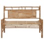 Banco de jardín con cojín bambú 120 cm de , Bancos de jardín - Ref: Foro24-3063897, Precio: 150,73 €, Descuento: %