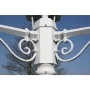 Gartenlaternenpfahl 3 Arme aus weißem Aluminium 215 cm von , Außenbeleuchtung - Ref: Foro24-40245, Preis: 168,26 €, Rabatt: %