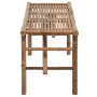 Banco de jardín plegable con cojín bambú 118 cm by , garden benches - Ref: Foro24-3063870, Price: 91,49 €, Discount: %