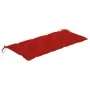 Banco de jardín plegable con cojín bambú 118 cm de , Bancos de jardín - Ref: Foro24-3063870, Precio: 96,49 €, Descuento: %