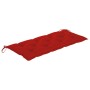 Banco de jardín plegable con cojín bambú 118 cm by , garden benches - Ref: Foro24-3063870, Price: 91,49 €, Discount: %