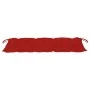 Banco de jardín plegable con cojín bambú 118 cm de , Bancos de jardín - Ref: Foro24-3063870, Precio: 96,49 €, Descuento: %
