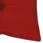 Banco de jardín plegable con cojín bambú 118 cm de , Bancos de jardín - Ref: Foro24-3063870, Precio: 87,33 €