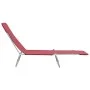 Tumbonas plegables 2 unidades acero y tela rojas de , Tumbonas - Ref: Foro24-44301, Precio: 87,36 €, Descuento: %