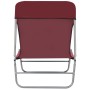 Tumbonas plegables 2 unidades acero y tela rojas de , Tumbonas - Ref: Foro24-44301, Precio: 88,84 €, Descuento: %