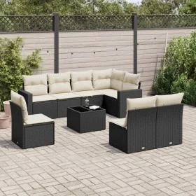 8-piece garden sofa set with black synthetic rattan cushions by , Modular outdoor sofas - Ref: Foro24-3251413, Price: 513,61 ...