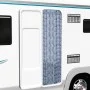 Cortina mosquitera de chenilla plateada 56x185 cm de vidaXL, Mosquiteras para ventanas - Ref: Foro24-284285, Precio: 35,31 €,...