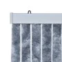 Silver chenille mosquito net curtain 56x185 cm by vidaXL, Mosquito nets for windows - Ref: Foro24-284285, Price: 35,31 €, Dis...