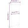 Brown balcony side awning 85x250 cm by , Umbrellas - Ref: Foro24-48411, Price: 55,93 €, Discount: %