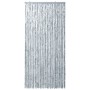 White and gray chenille mosquito net curtain 100x220 cm by vidaXL, Mosquito nets for windows - Ref: Foro24-284281, Price: 55,...