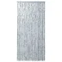 White and gray chenille mosquito net curtain 100x220 cm by vidaXL, Mosquito nets for windows - Ref: Foro24-284281, Price: 65,...