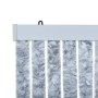 White and gray chenille mosquito net curtain 100x220 cm by vidaXL, Mosquito nets for windows - Ref: Foro24-284281, Price: 55,...