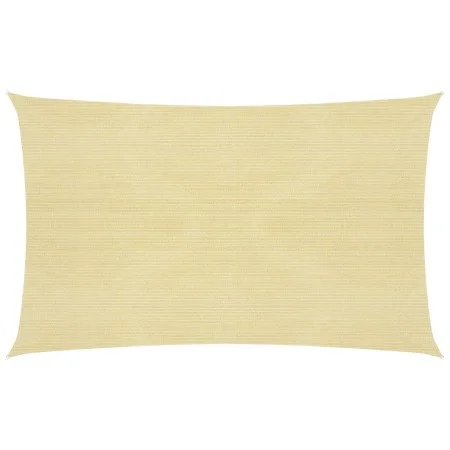 Beige HDPE sail shade 160 g/m² 2.5x5 m by , Umbrellas - Ref: Foro24-311126, Price: 35,77 €, Discount: %